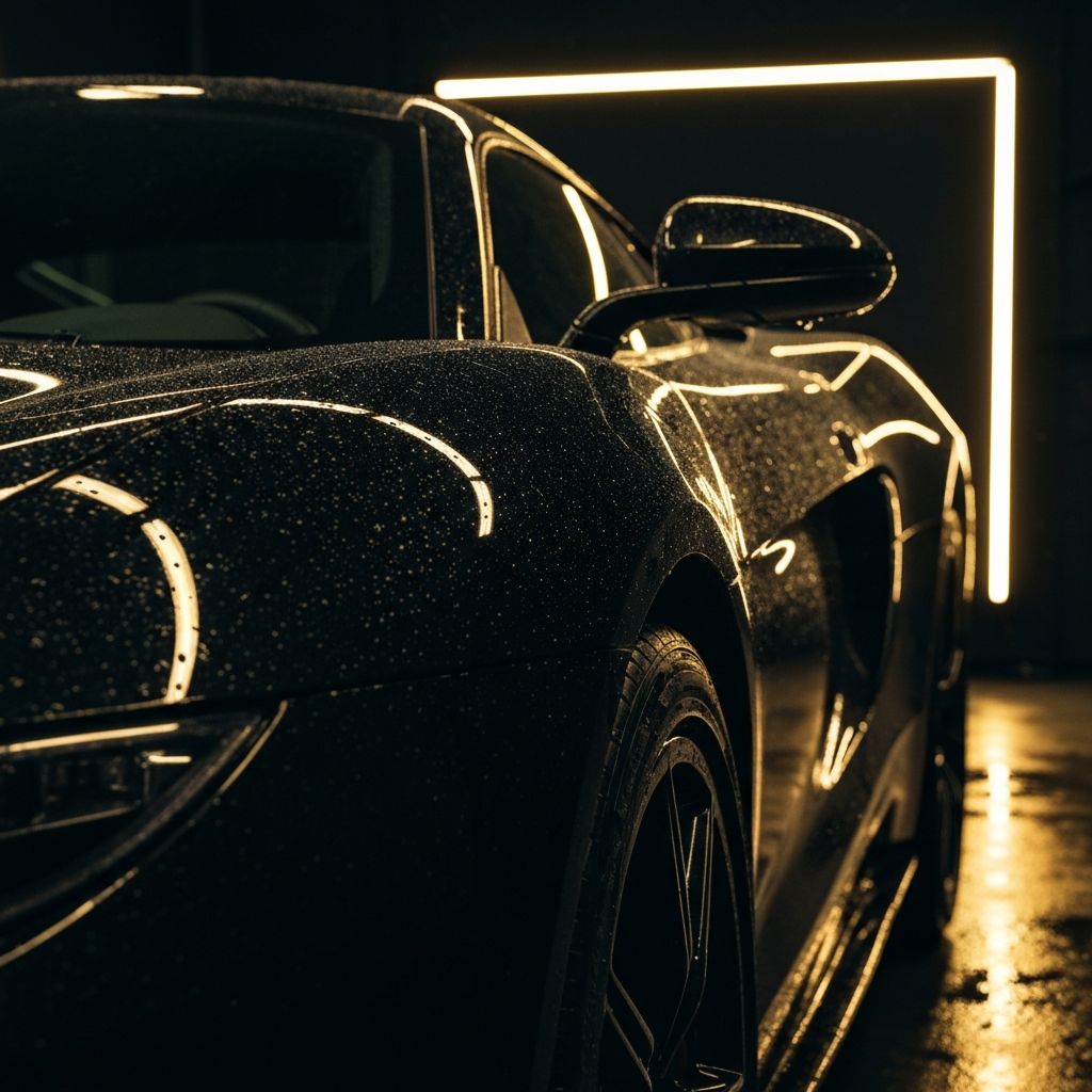 Voiture luxueuse détaillée